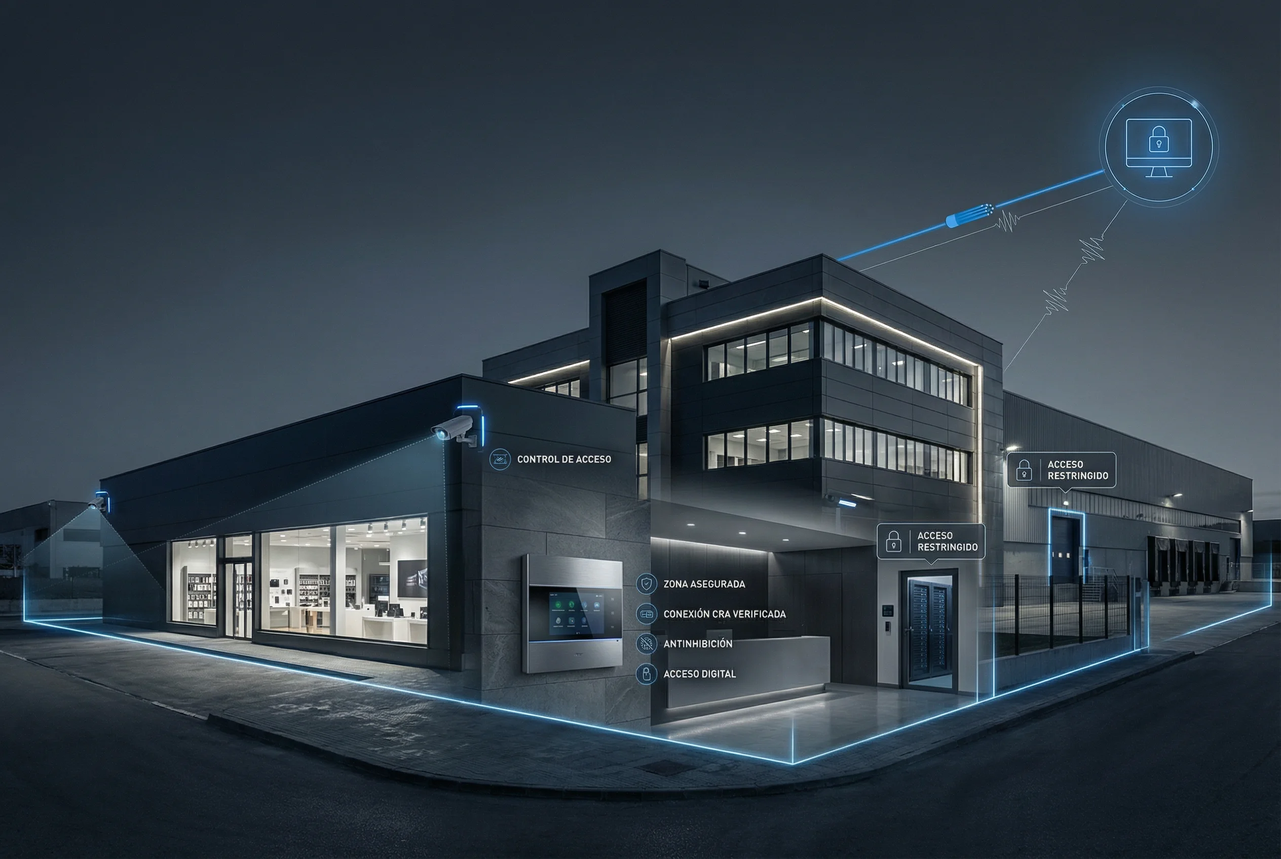 Sistemas de Seguridad y Alarmas Grado 3 para Negocios y Empresas en Valencia