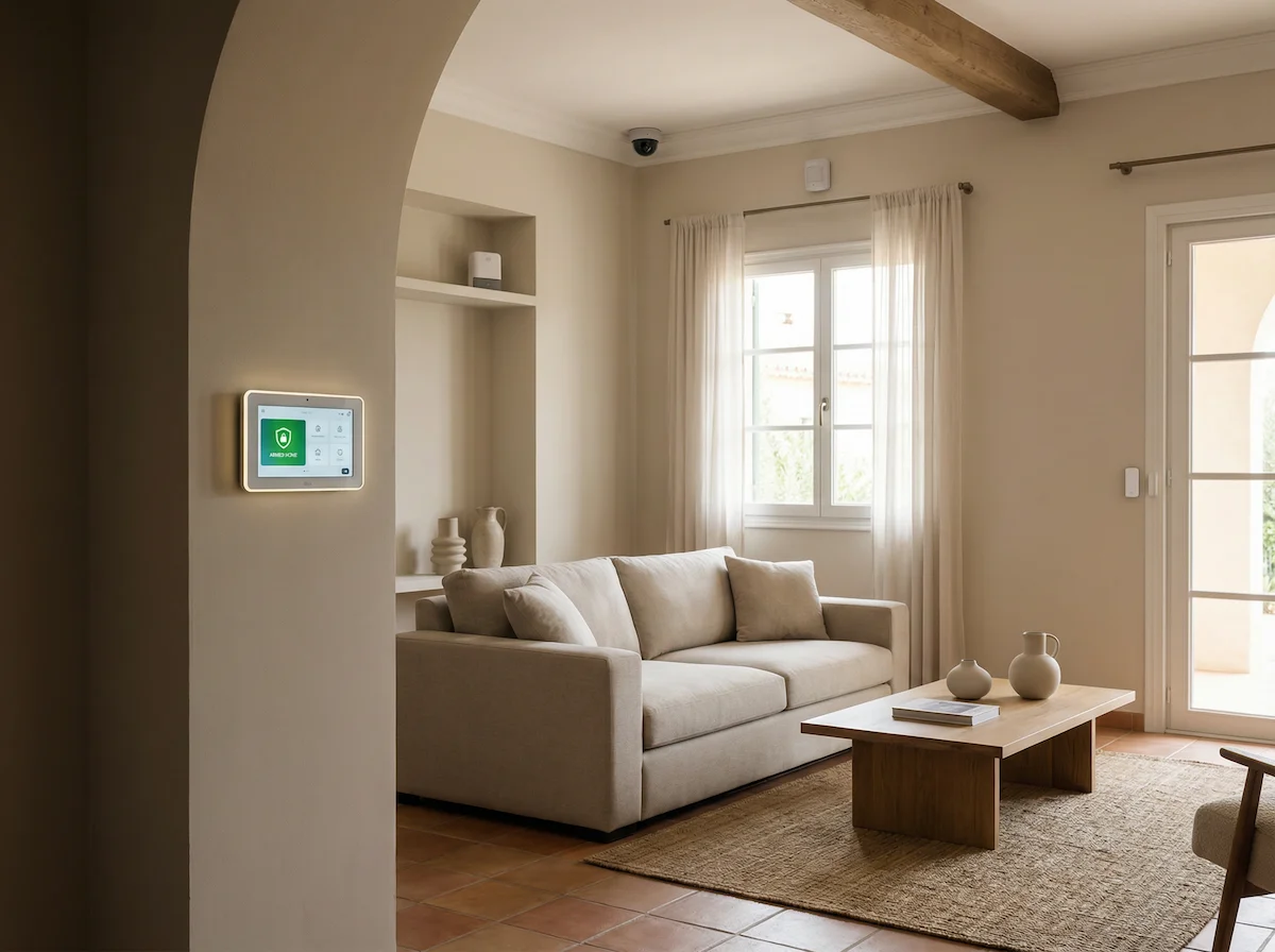 Interfaz de control inteligente de la alarma mediante smartphone