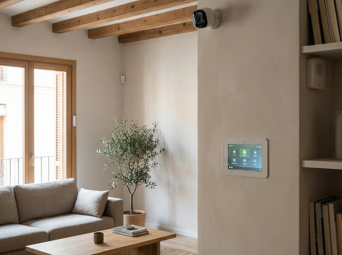 Sensor de impacto y apertura en ventana de climalit en El Soto